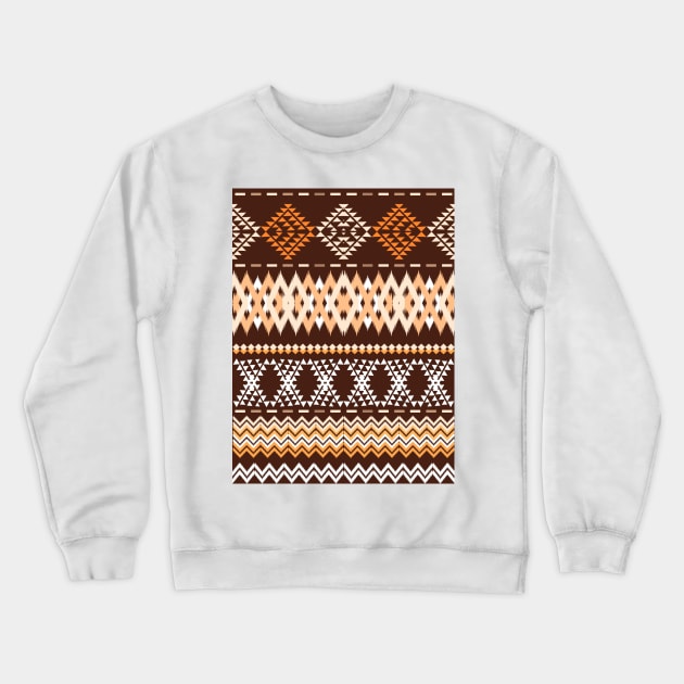 beautiful fabric pattern Crewneck Sweatshirt by noke pattern